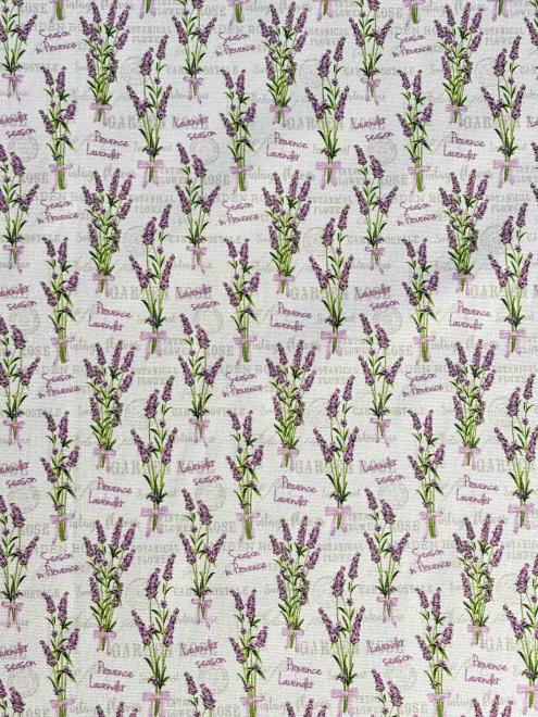 Скатерть прямоугольная Прованс Соцветия лаванды 120х180 см (042353) - Фото 1