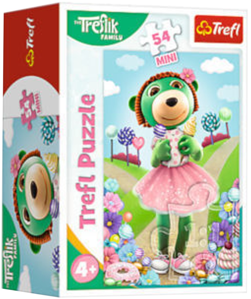 Пазлы (5-7 лет) Trefl "Сладости" / Семья Трефликов/ (54199) - (54 элм. Мини)(19751) - Фото 1