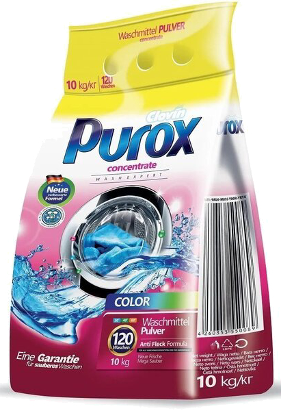 Стиральный порошок Purox Сolor 10 кг (4260353550089) - Фото 1