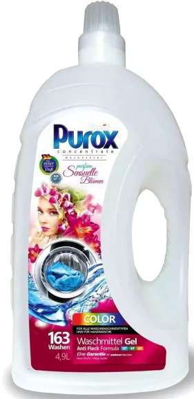 Гель для стирки Purox Color 4900 мл (4260418932973) - Фото 1