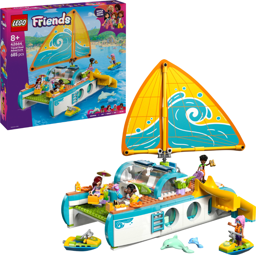 Конструктор LEGO Friends Приключения на туристической лодке (42664) - Фото 1