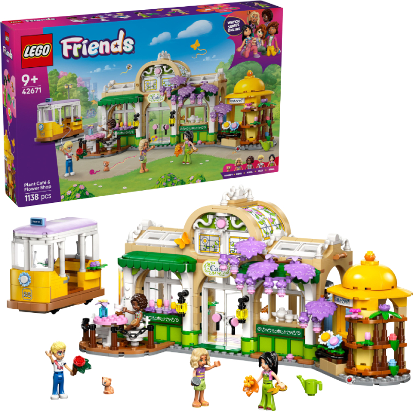 Конструктор LEGO Friends Кофейня с растениями и цветочная лавка (42671) - Фото 1