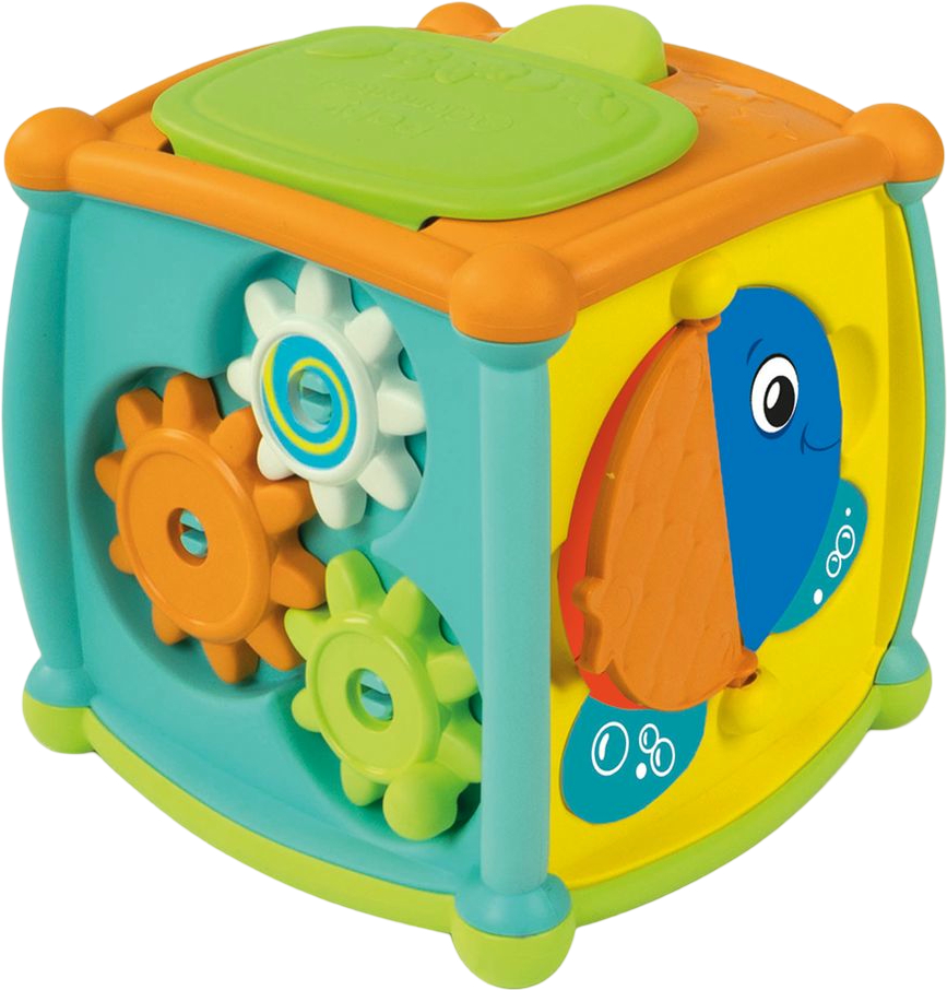 Игровой набор для малыша Clementoni Peekaboo Activity Cube (17672) - Фото 1