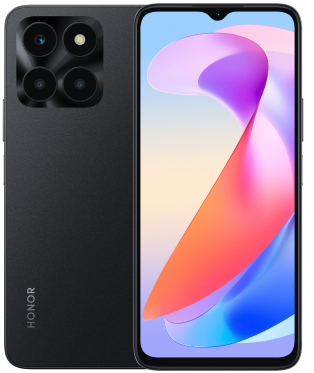 Смартфон Honor X6a 4/128Gb Midnight Black - Фото 1