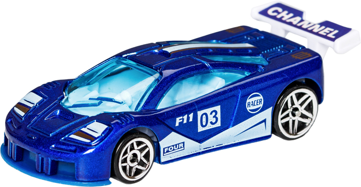 Коллекционная машинка 1:64 RevRace синий (89860) - Фото 1