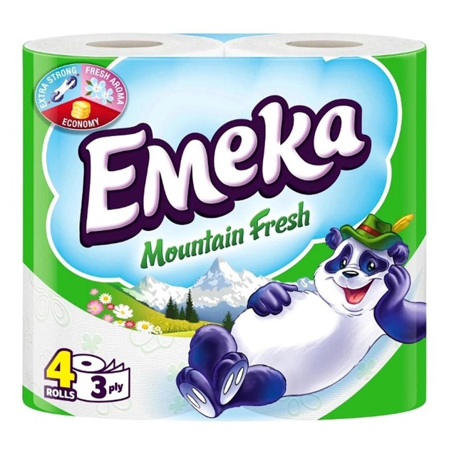 Туалетная бумага Emeka MOUNTAIN FRESH 4 шт. (3800024026492) - Фото 1