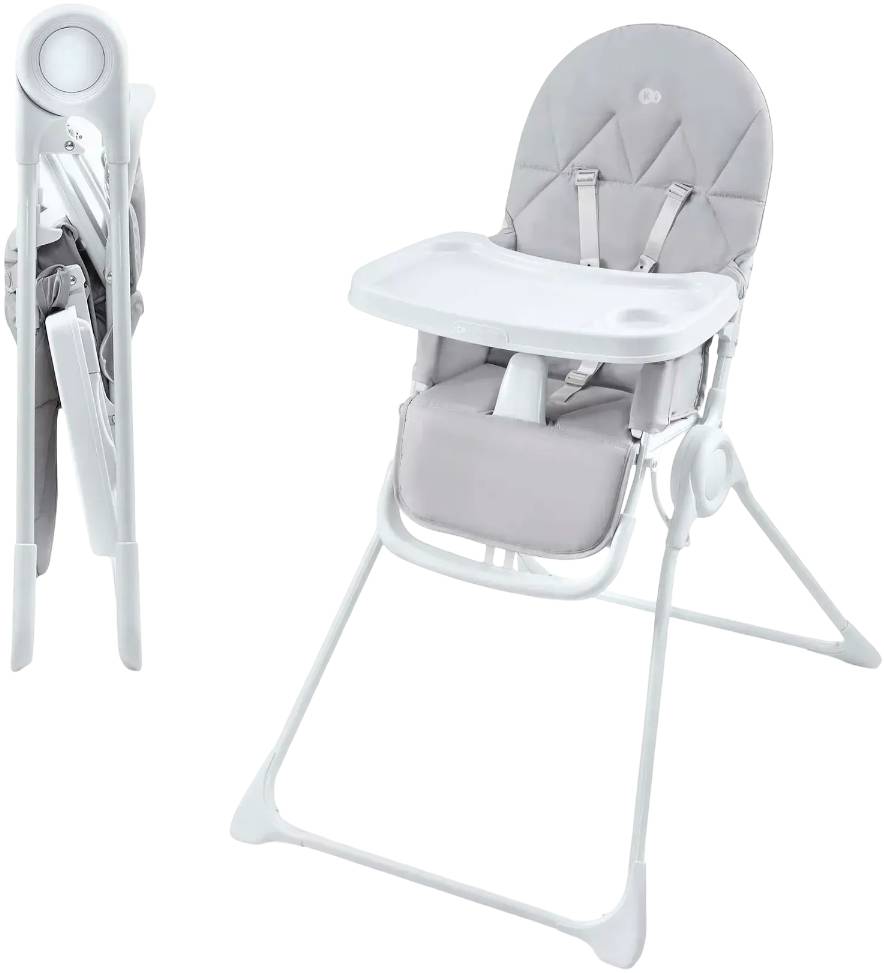 Стульчик для кормления классический Kinderkraft Binci Light Grey (KHBINC00LGR0000) - Фото 1