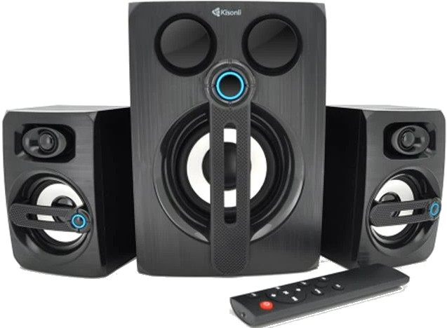 Компьютерная акустика обычная 2.0 Kisonli TM-9000A/23437 Black - Фото 1