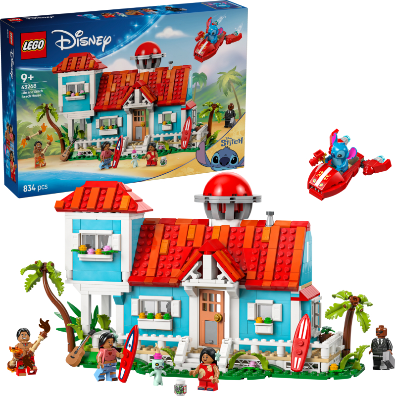 Конструктор LEGO │ Disney Classic Пляжний будинок Ліло і Стіч (43268) - Фото 1