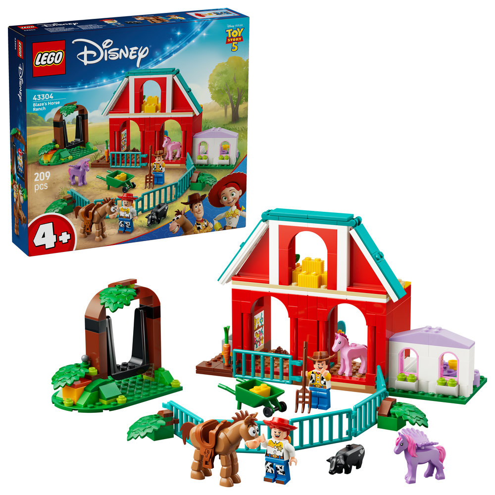 Конструктор LEGO Disney Pixar Кінне ранчо Блейза (43304)