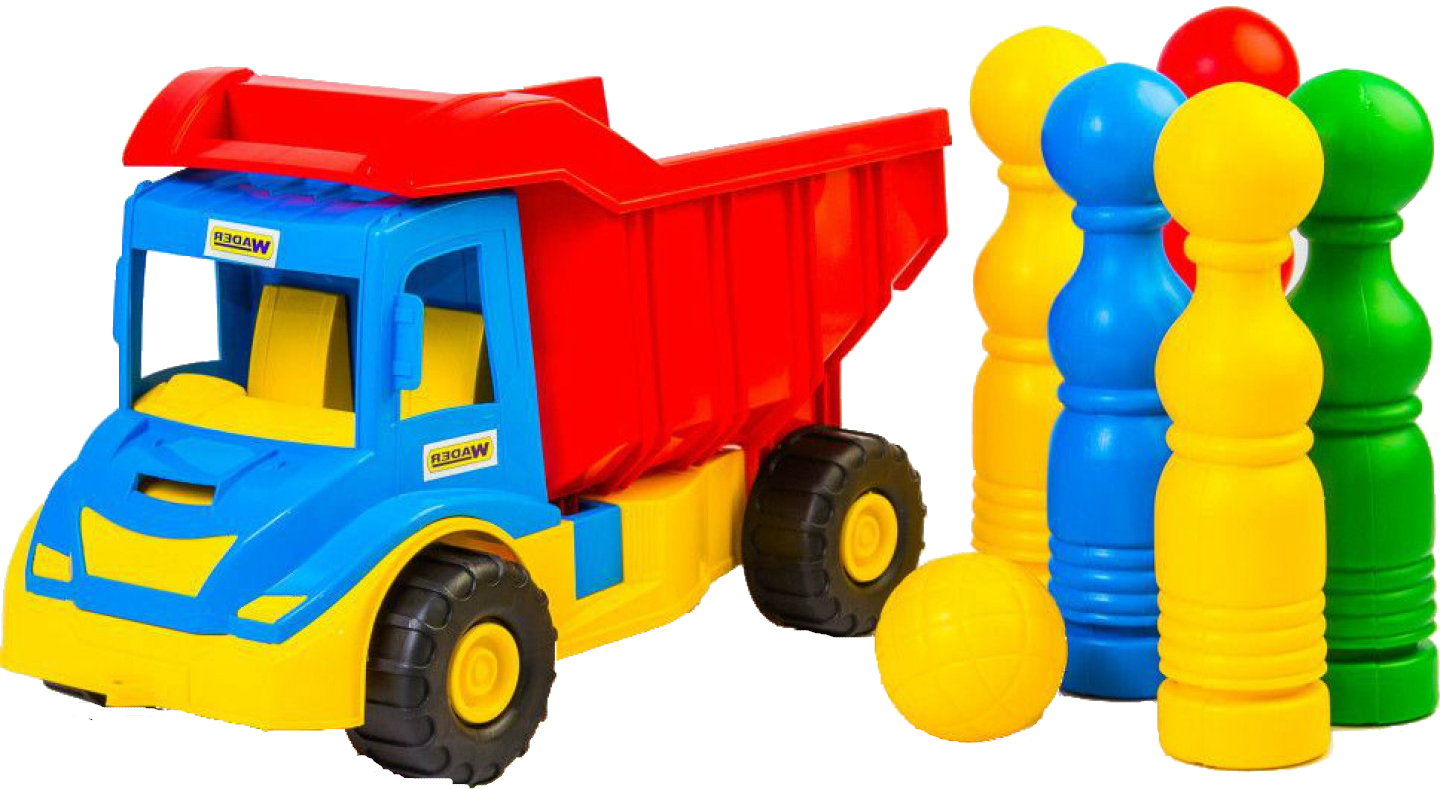 Базовый игровой транспорт для малыша Tigres ''Multi Truck'' грузовик с кеглями (39220) - Фото 1