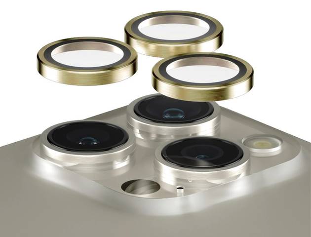 Защитное стекло для смартфона Armorstandart для камеры AR for iPhone 14 Pro / 14 Pro Max Gold (ARM76143) - Фото 1
