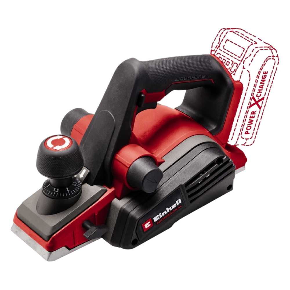 Электрорубанок Einhell TP-PL 18/3 Li BL - Solo PXC 18В (4345405) - Фото 1