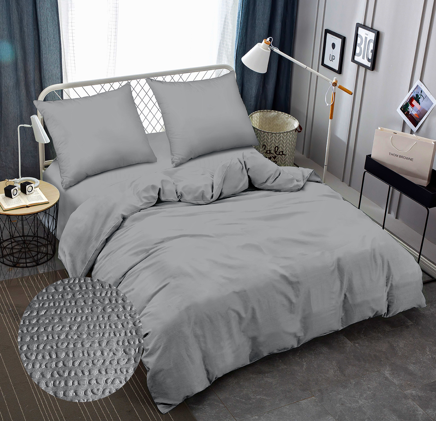 Комплект постельного белья Zastelli 15-4307 Tradewinds 145х210 Серый (22219) - Фото 1