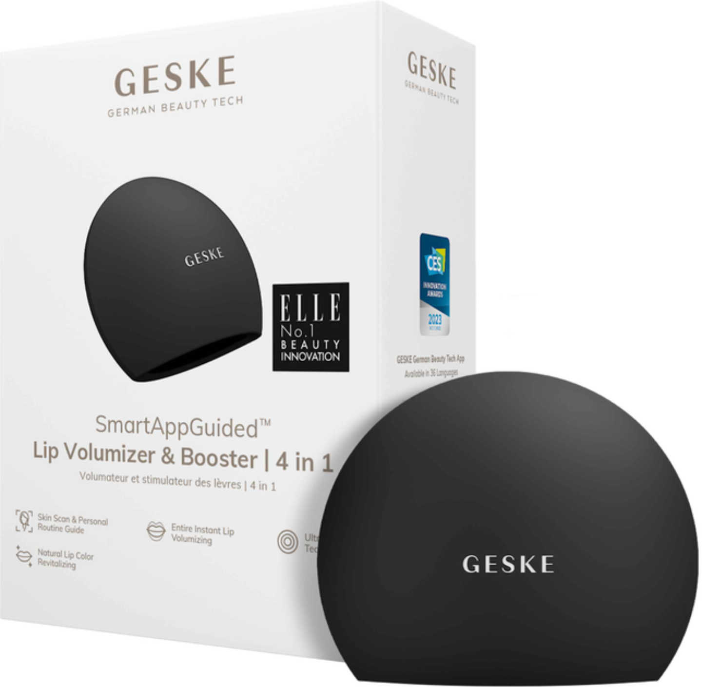 Пристрій для збільшення об'єму губ GESKE Lip Volumizer & Booster 4 в 1 сірий M (GK000054GY01) - Фото 1
