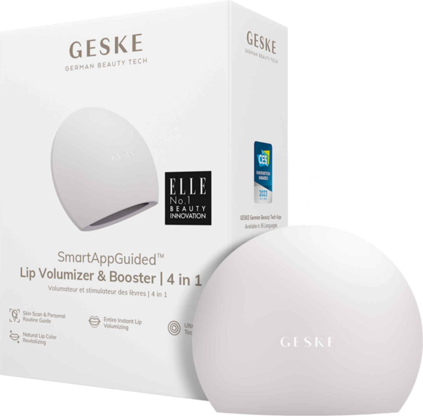 Пристрій для збільшення об'єму губ GESKE Lip Volumizer & Booster 4 в 1 пудровий M (GK000054SL01) - Фото 1