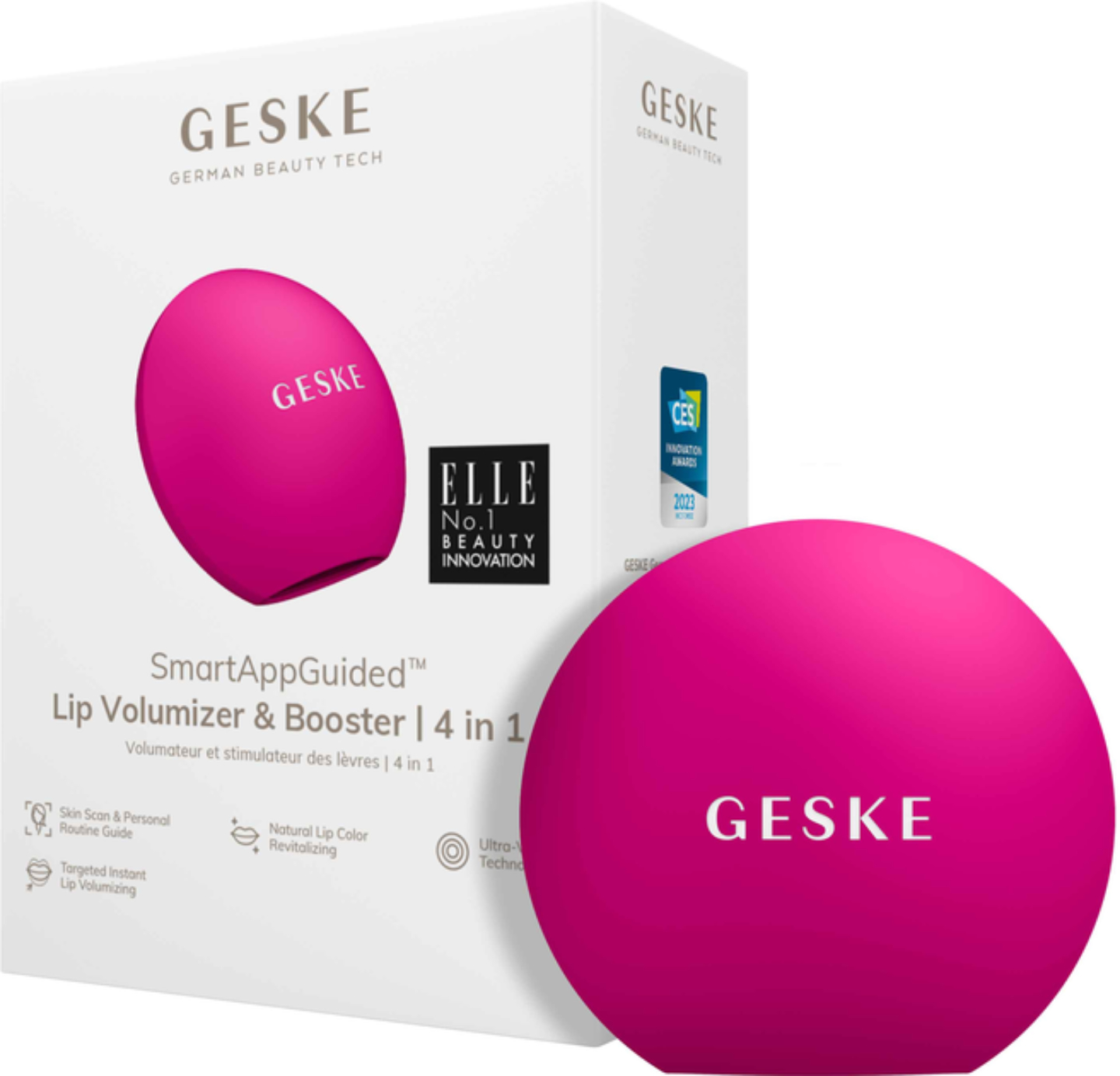 Пристрій для збільшення об'єму губ GESKE Lip Volumizer & Booster 4 в 1 пурпуровий S (GK000055MG01) - Фото 1