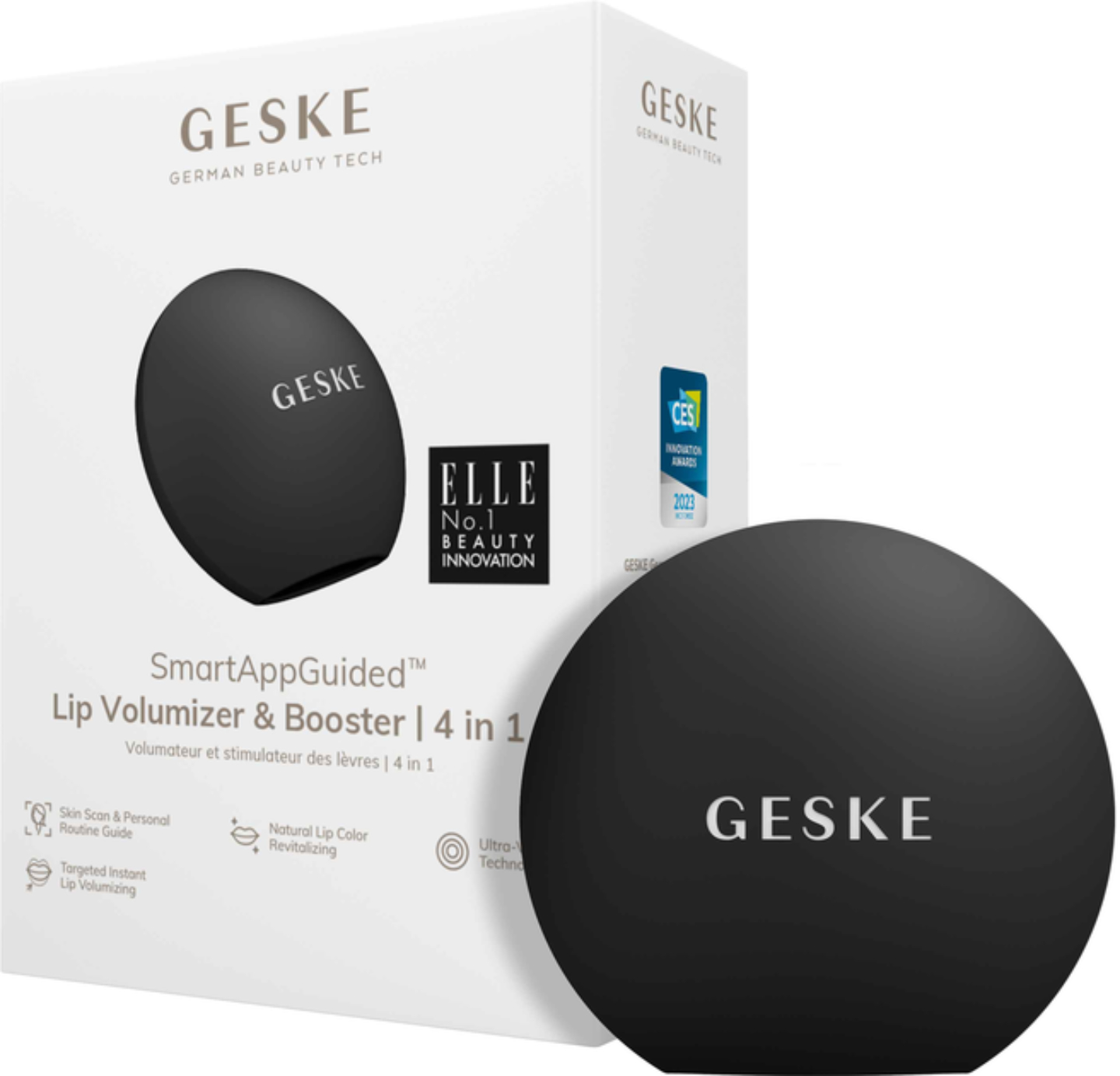Пристрій для збільшення об'єму губ GESKE Lip Volumizer & Booster 4 в 1 сірий S (GK000055GY01) - Фото 1