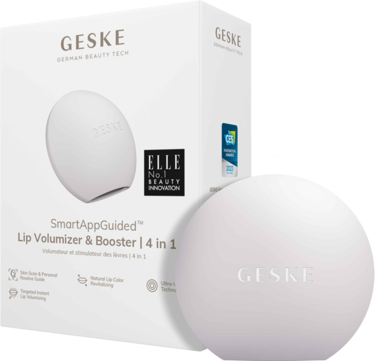 Пристрій для збільшення об'єму губ GESKE Lip Volumizer & Booster 4 в 1 пудровий S (GK000055SL01) - Фото 1