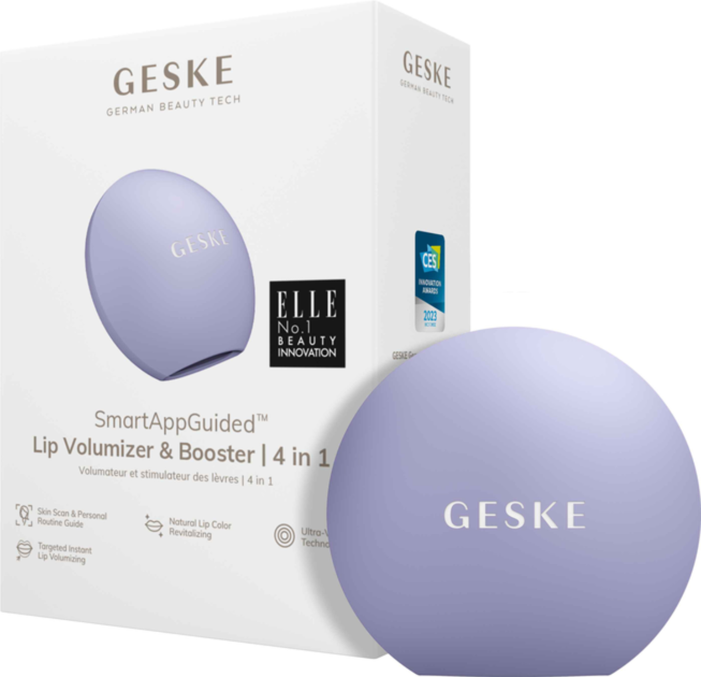 Пристрій для збільшення об'єму губ GESKE Lip Volumizer & Booster 4 в 1 фіолетовий S (GK000055PL01) - Фото 1