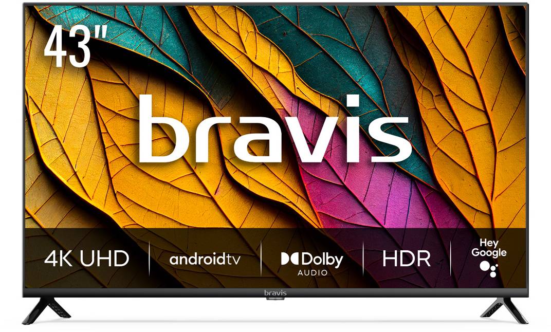 Телевізор Bravis 43K6000U - Фото 1