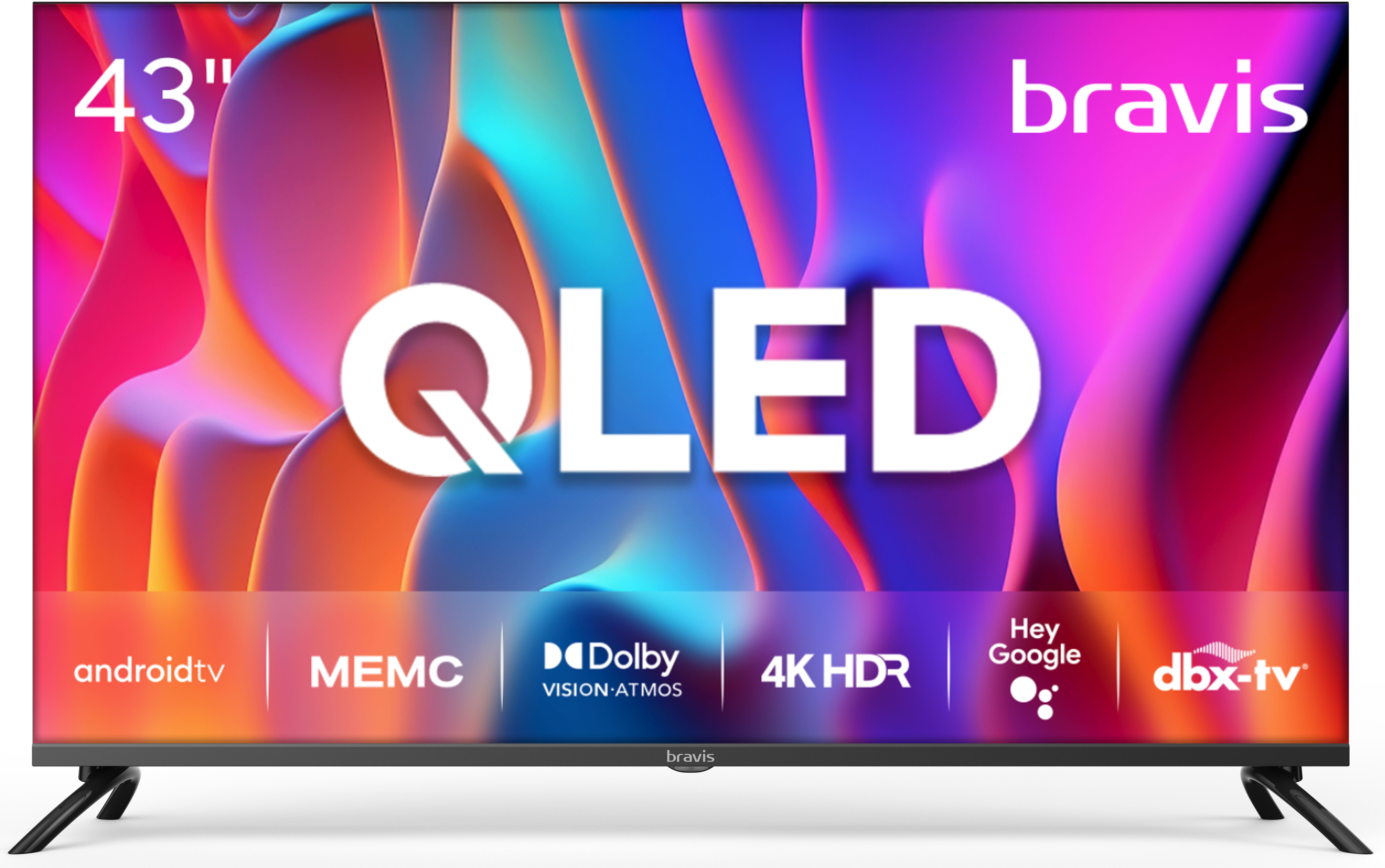 Купить Телевизор Bravis 43K7000Q - Фото 1 Телевизор Bravis 43K7000Q - Фото 1