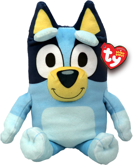 Мягкая игрушка TY BLUEY голубой щенок "Блуи" 15 см (44027) - Фото 1