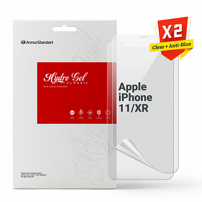 Защитная пленка для смартфона Armorstandart Clear + Anti-Blue for Apple iPhone 11/XR (ARM66826) - Фото 1