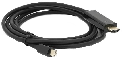 Кабель Mini Display Port-HDMI Voltronic mini Display Port - HDMI 1,8 m (YT-mnDP(M)/HDMI(M)-В) - Фото 1