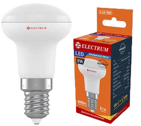 Лампочка світлодіодна Electrum  5W R39 E14 4000K (A-LR-1945) - Фото 1