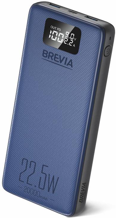 Батарея мобильная Brevia 20000mAh 22.5W (44218) - Фото 1