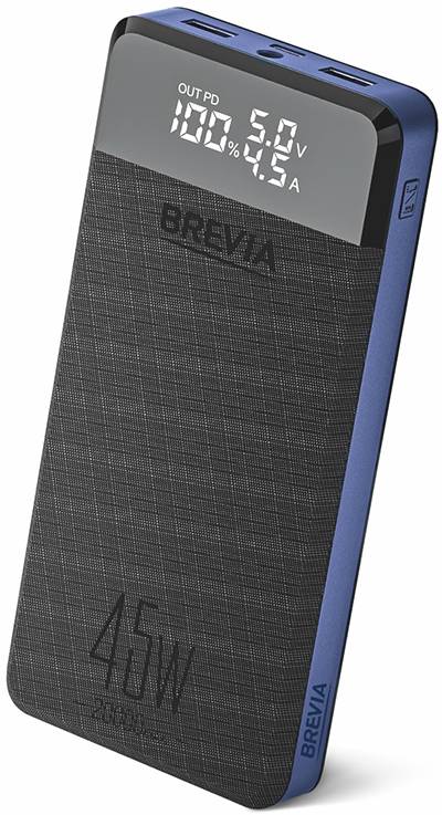 Батарея мобильная Brevia 20000mAh 45W (44245) - Фото 1