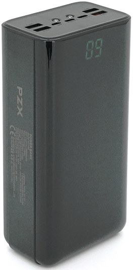 Батарея мобильная PZX V50 Power bank 50000mAh 22.5W Black - Фото 1