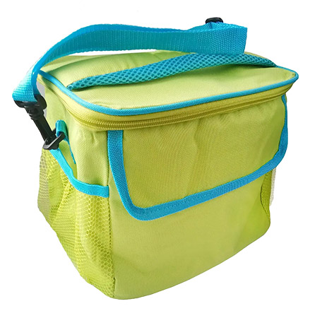 Сумка изотермическая Ecokraft XY15030-8L 5 л Салатово-голубая - Фото 1