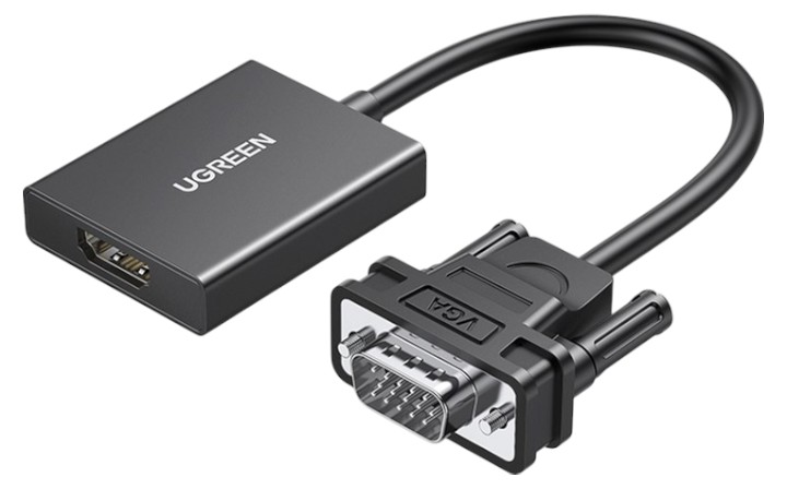 Переходник HDMI UGREEN CM513 VGA to HDMI Black (50945) - Фото 1