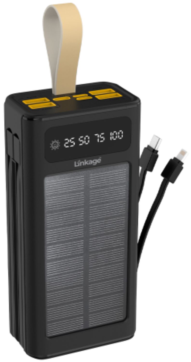 Батарея мобильная Patriot LKP-46+Solar 30000mAh 22.5W (Linkage LKP-46) - Фото 1