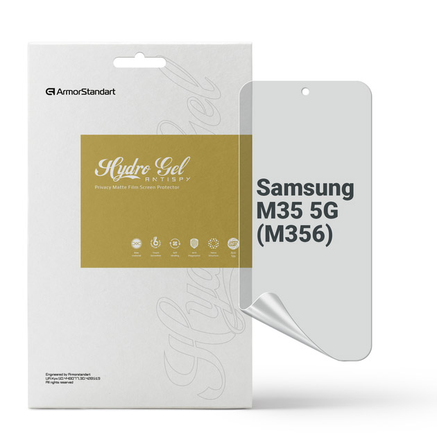 Защитная пленка для смартфона Armorstandart Anti-spy for Samsung M35 5G (M356) (ARM77923) - Фото 1