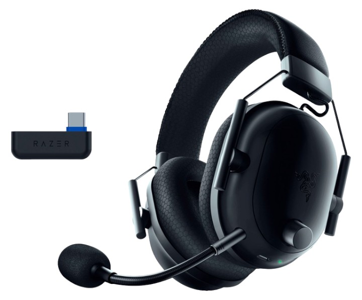 Гарнитура беспроводная игровая Razer BlackShark V2 Pro for PS5, Black (RZ04-04530500-R3G1) - Фото 1