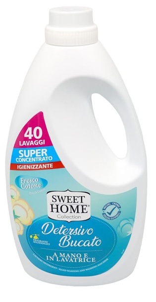 Гель для стирки Sweet Home FRESH COTTON 2 л (SHWGFC2000) - Фото 1