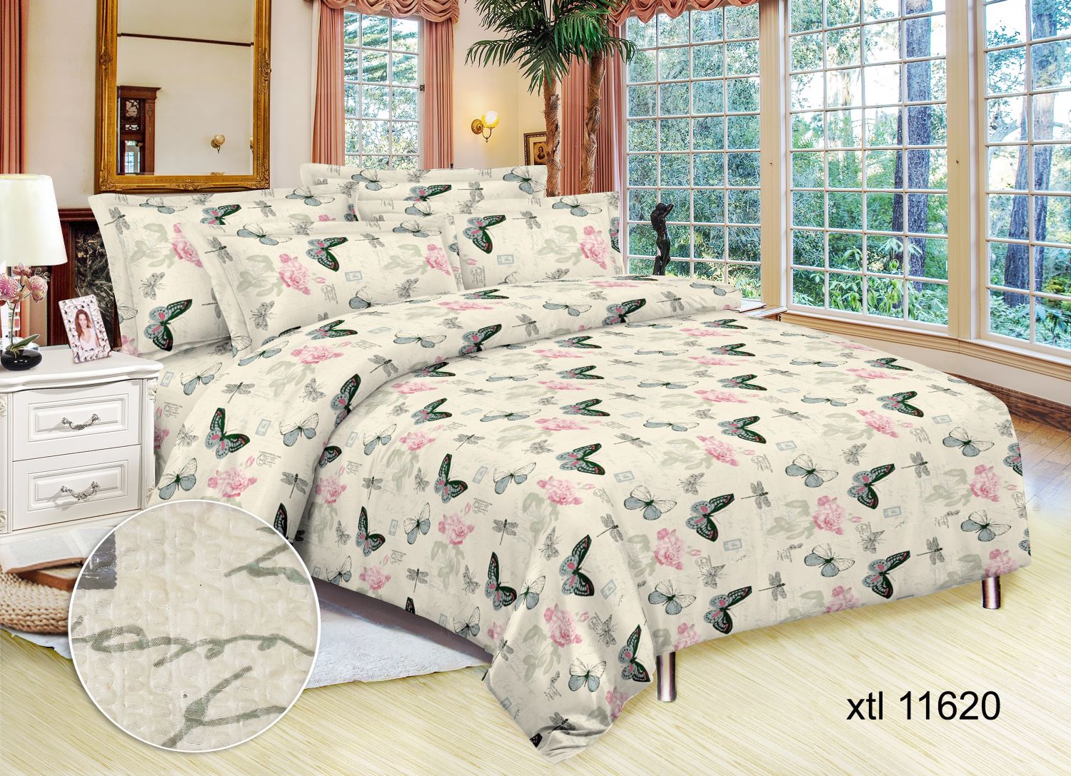 Комплект постельного белья Zastelli xtl11620 жатка 2х145х210 Разноцветный (13579) - Фото 1