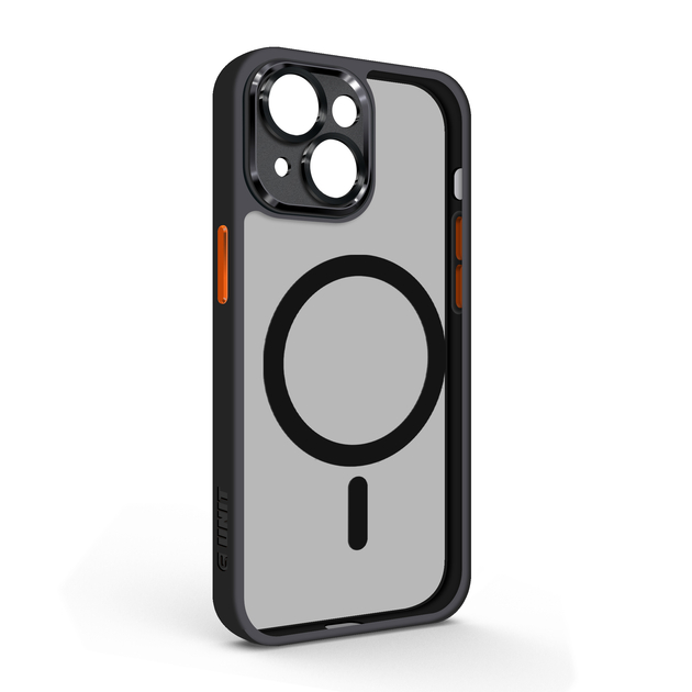 Чехол для смартфона Armorstandart Unit MagSafe SE for Apple iPhone 13 Black Orange (ARM75368) - Фото 1