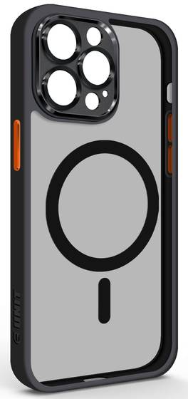 Чехол для смартфона Armorstandart Unit MagSafe SE for Apple iPhone 14 Pro Max Black Orange (ARM75367) - Фото 1