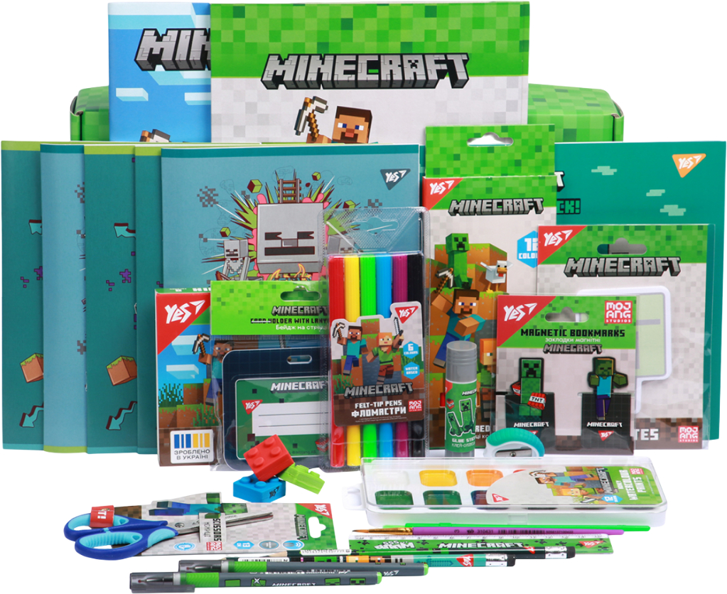Набор для творчества микс YES Подарочный набор школьника Minecraft (450246) - Фото 1