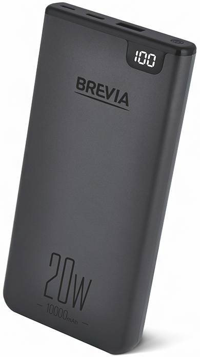 Батарея мобильная Brevia 10000mAh 20W (45120) - Фото 1