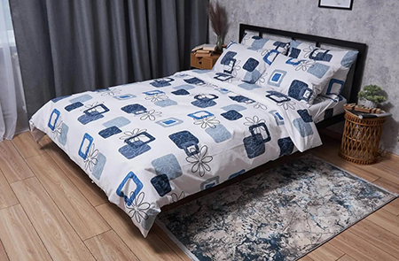 Комплект постільної білизни Moon&Star Бязь Gold Люкс Silky Touch 143х210х2 (MS-820004753) - Фото 1