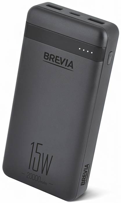 Батарея мобильная Brevia 20000mAh 15W (45215) - Фото 1
