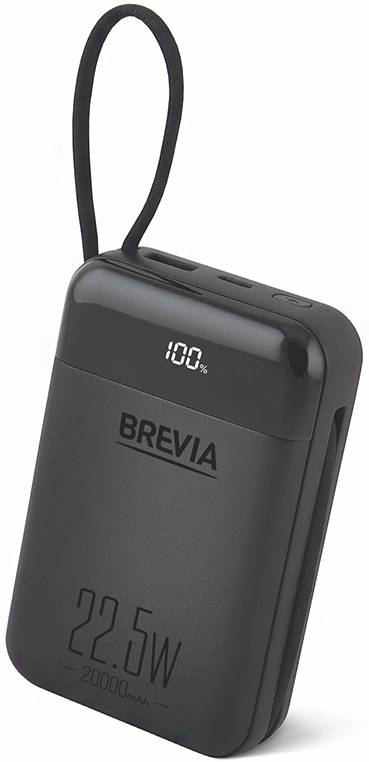 Батарея мобільна Brevia 20000mAh 22.5W (45222) - Фото 1