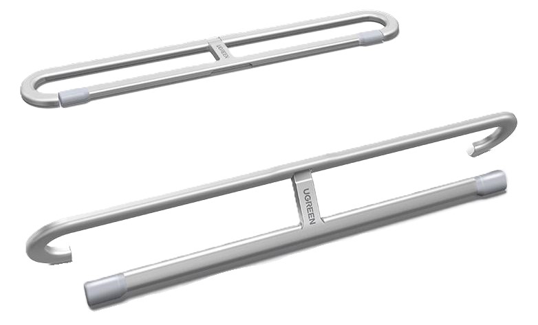 Подставка под ноутбук UGREEN LP846 Invisible Portable Desktop Laptop Stand 13-16" Silver (45415) - Фото 1