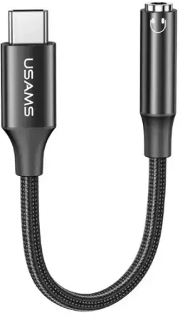 Переходник Usams US-SJ599 AU16 USB Type-C - 3.5DC (SJ599YPTC01) - Фото 1