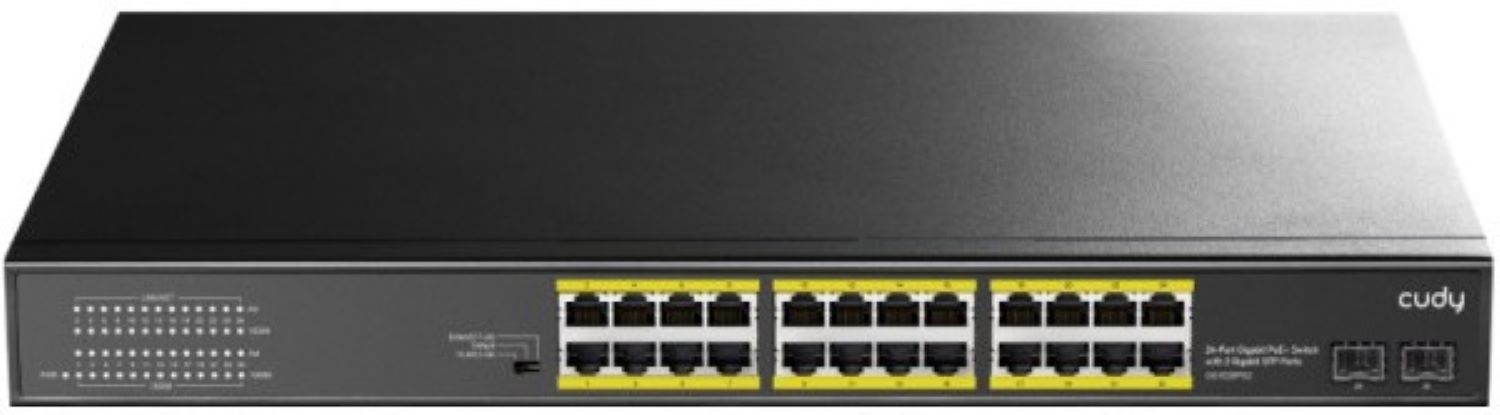 Коммутатор локальної мережі (Switch) Cudy GS1028PS2 - Фото 1